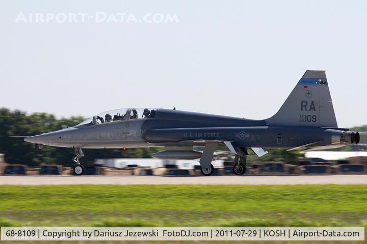 68-8109, 1968 Northrop T-38A Talon C/N T.6114, T-38C Talon 68-8109 RA from 479th FTG 435th FTS Black Eagles Randolph AFB, TX