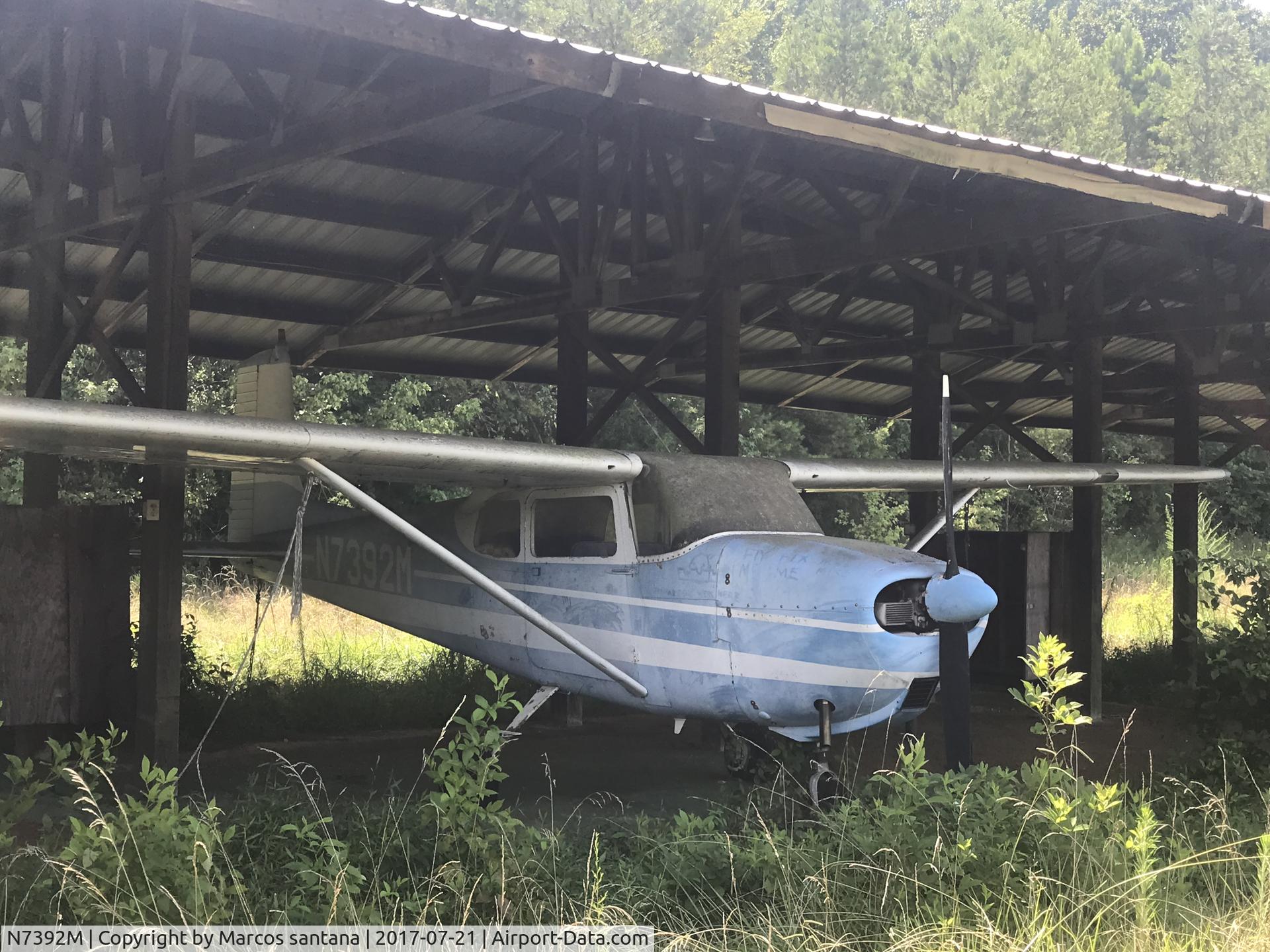 N7392M, 1958 Cessna 175 Skylark C/N 55692, Sitting for a few years