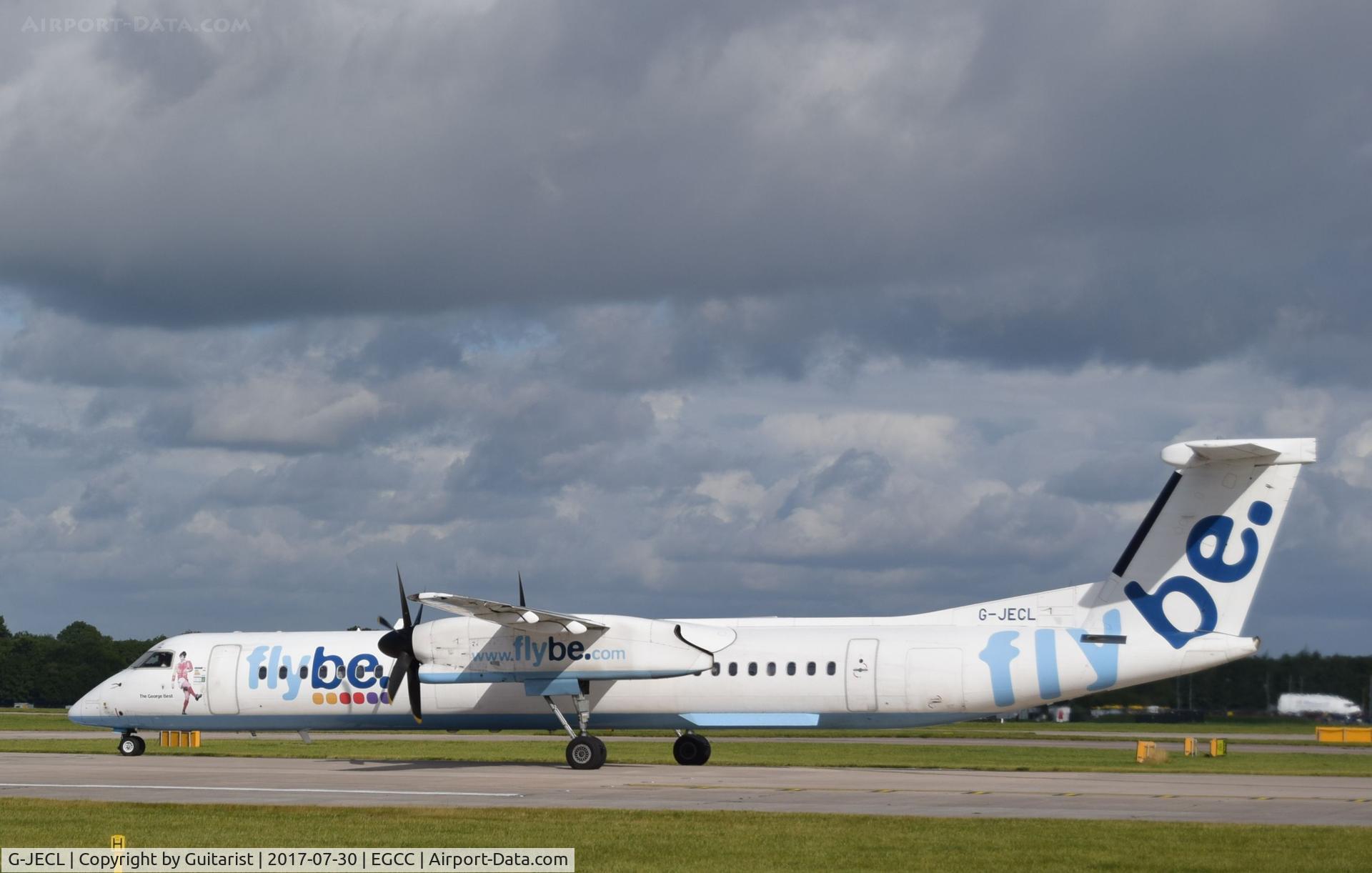 G-JECL, 2005 De Havilland Canada DHC-8-402Q Dash 8 C/N 4114, At Manchester