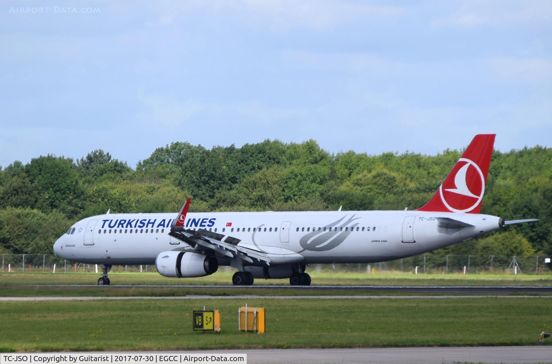 TC-JSO, 2015 Airbus A321-231 C/N 6563, At Manchester