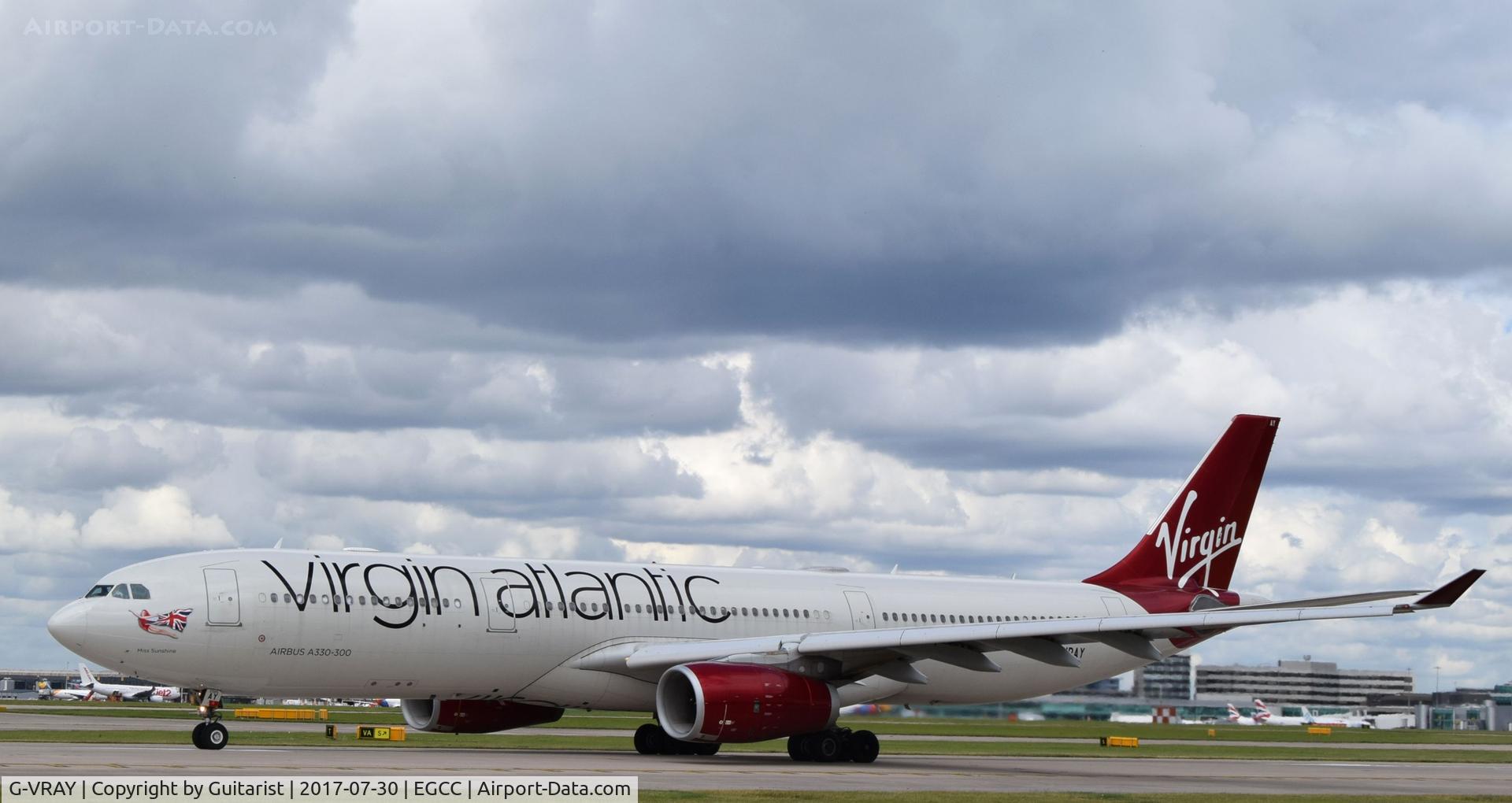 G-VRAY, 2012 Airbus A330-343X C/N 1296, At Manchester