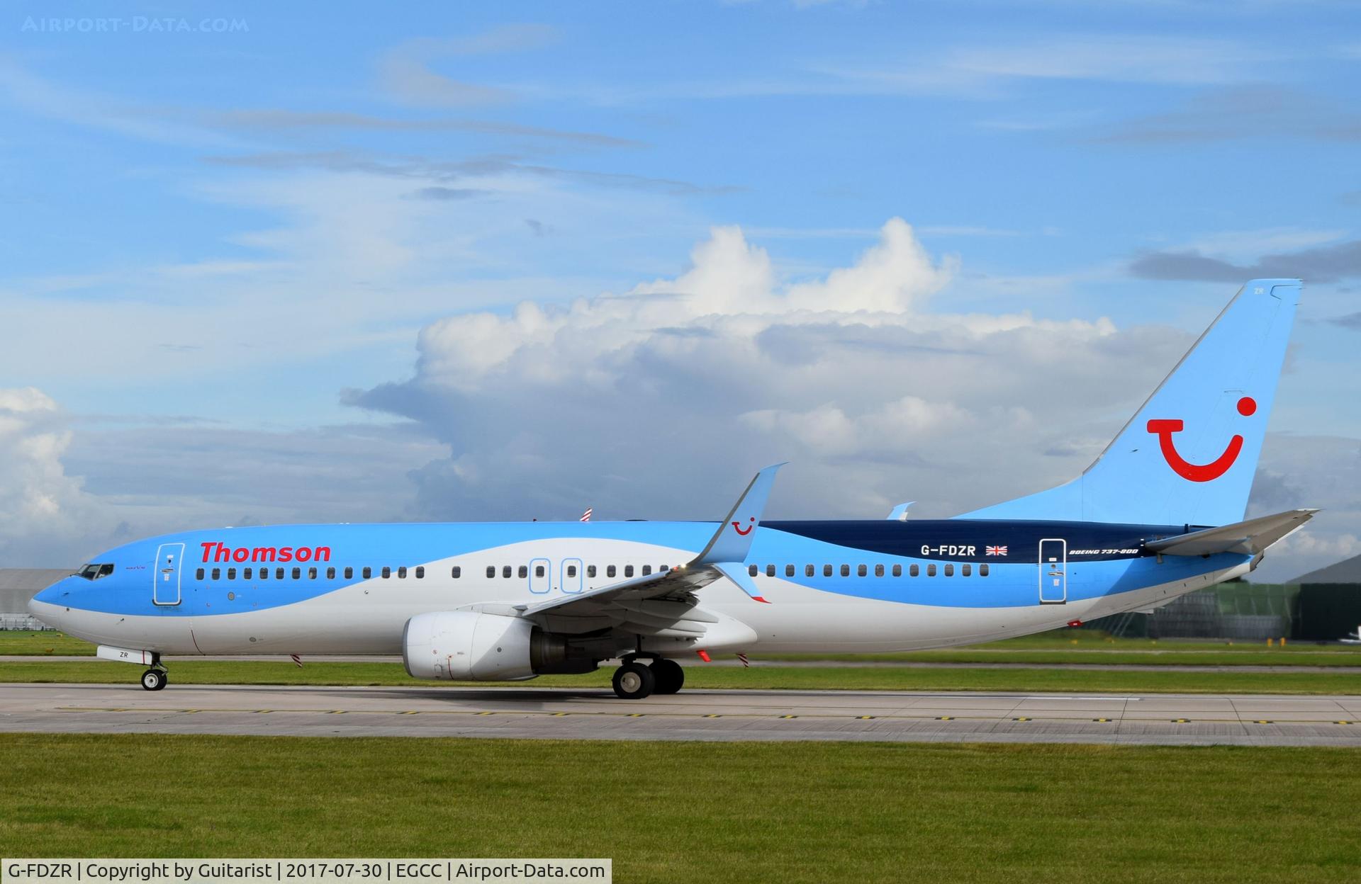 G-FDZR, 2009 Boeing 737-8K5 C/N 35145, At Manchester
