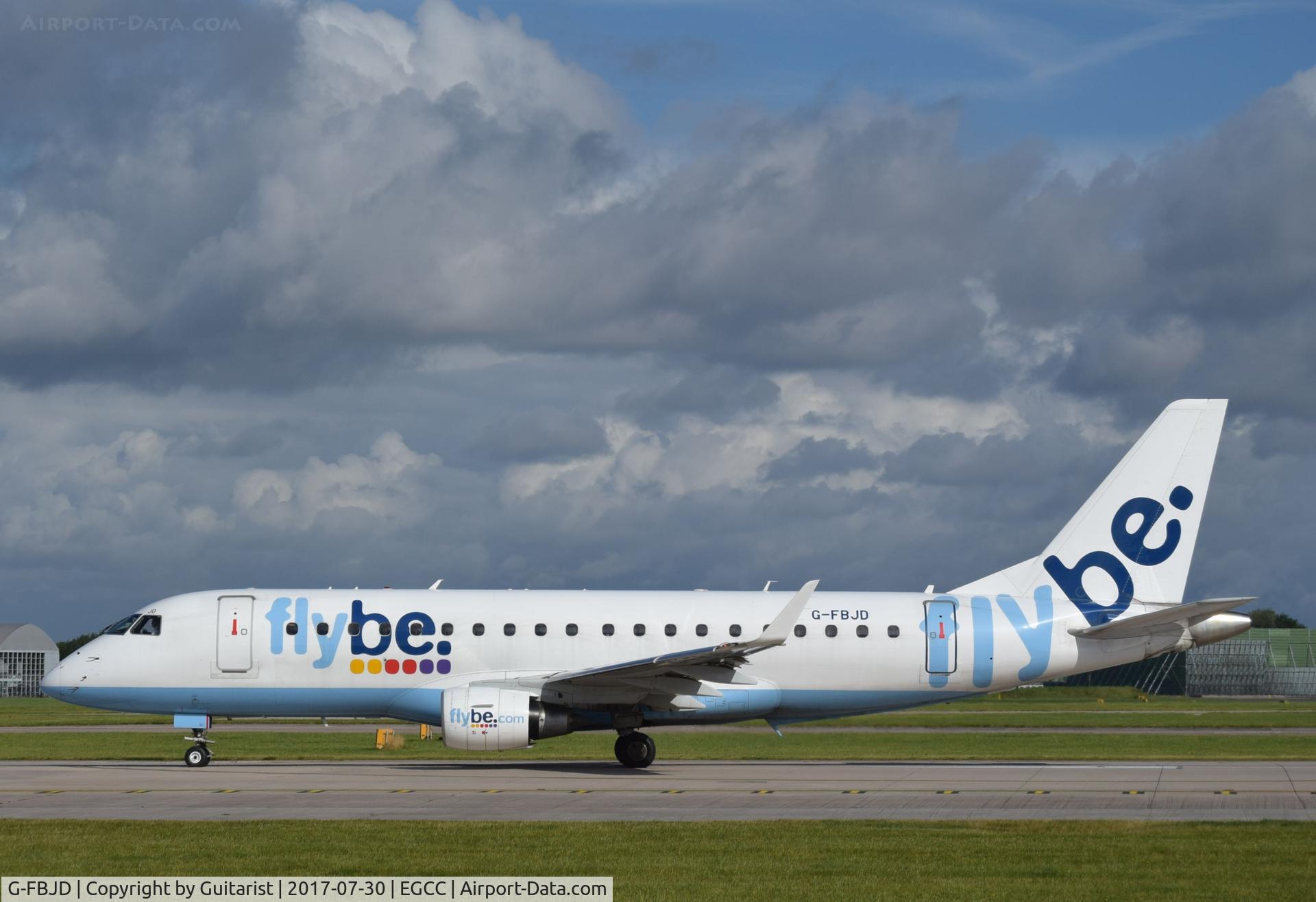 G-FBJD, 2011 Embraer 175STD (ERJ-170-200) C/N 17000329, At Manchester
