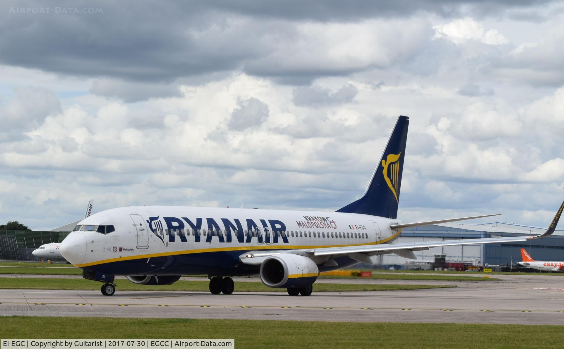 EI-EGC, 2009 Boeing 737-8AS C/N 38492, At Manchester