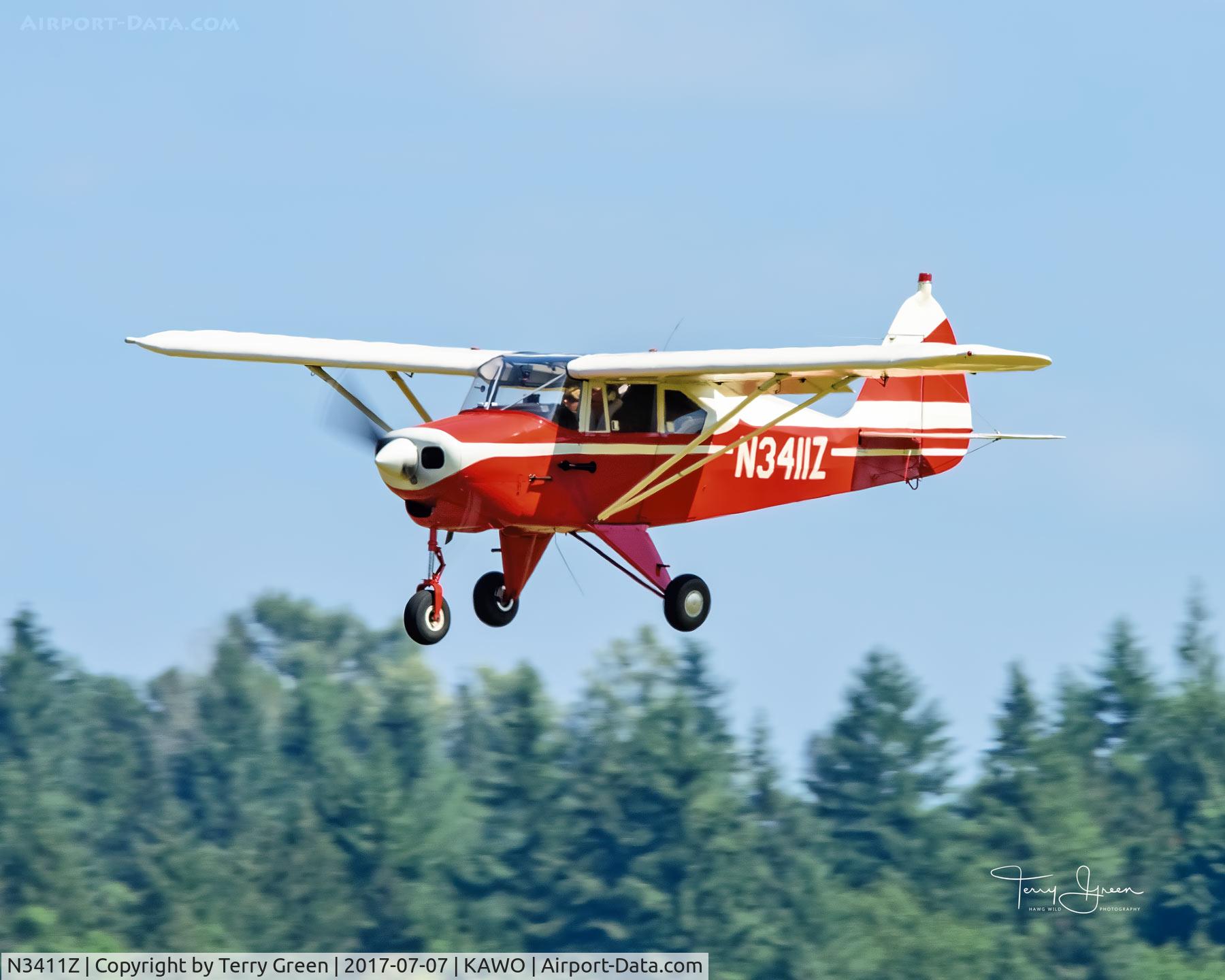 N3411Z, 1960 Piper PA-22-150 C/N 22-7324, 2017 Arlington Fly-In