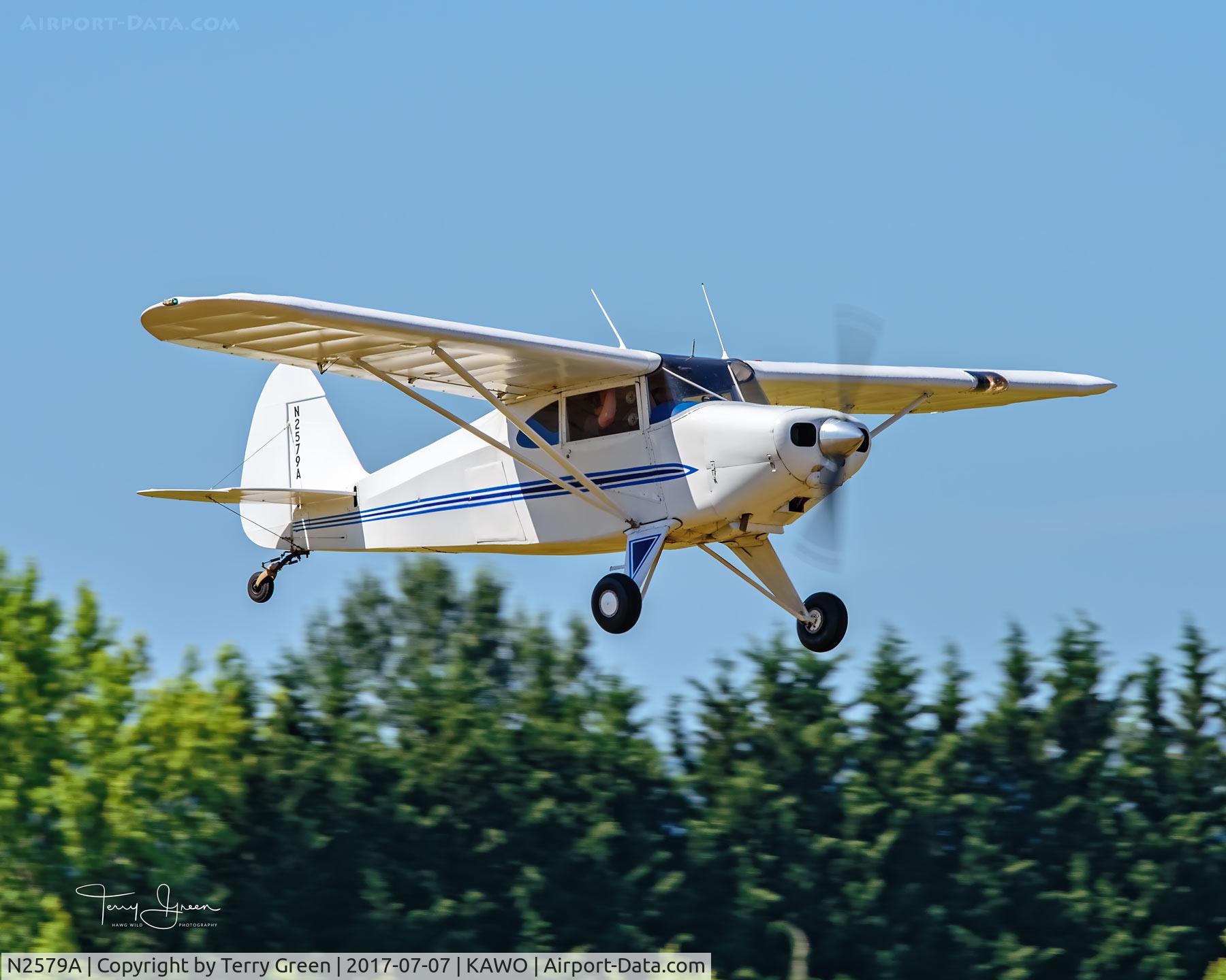 N2579A, 1951 Piper PA-22-135 Tri-Pacer C/N 22-870, 2017 Arlington Fly-In