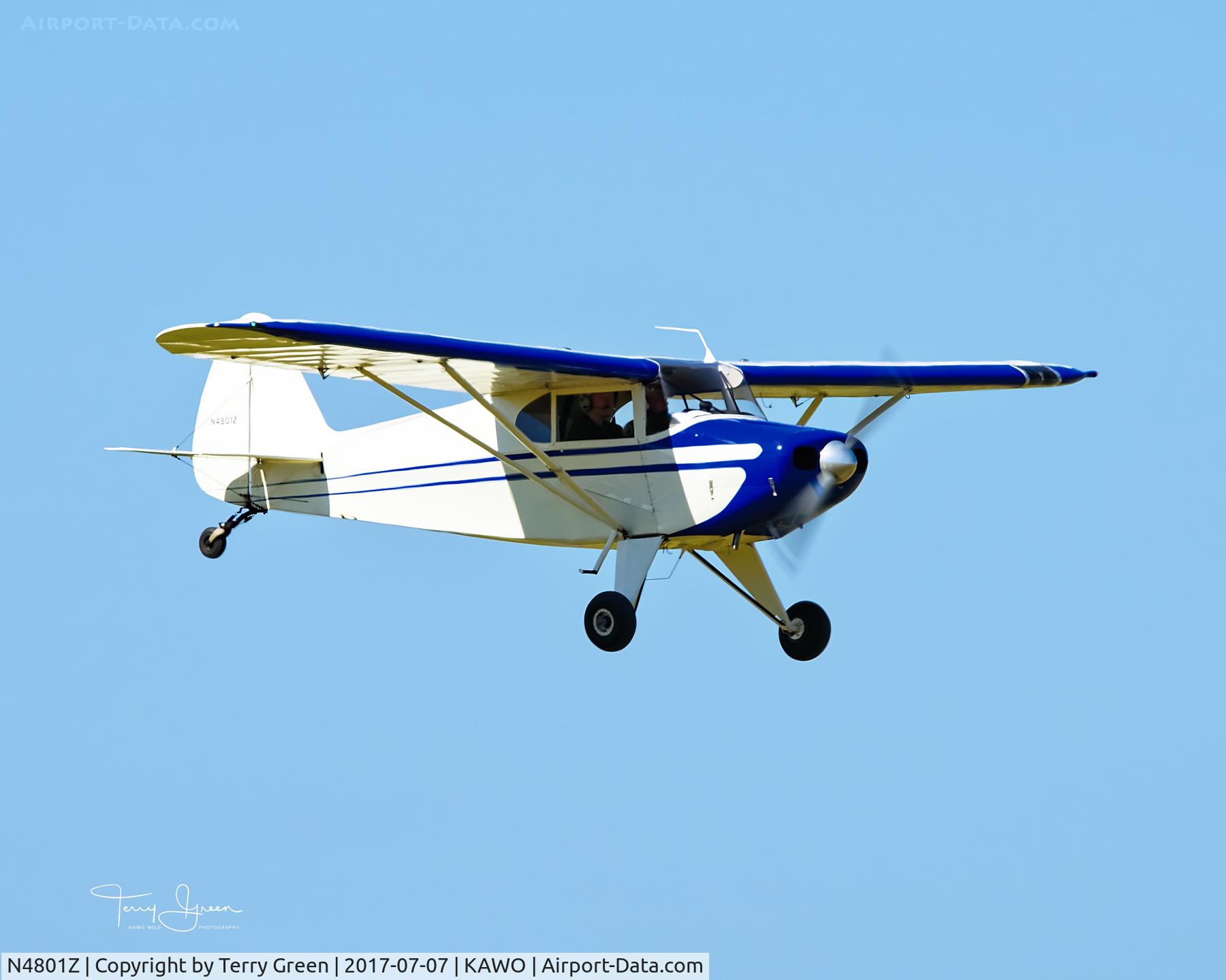 N4801Z, 1961 Piper PA-22-108 Colt C/N 22-8368, 2017 Arlington Fly-In