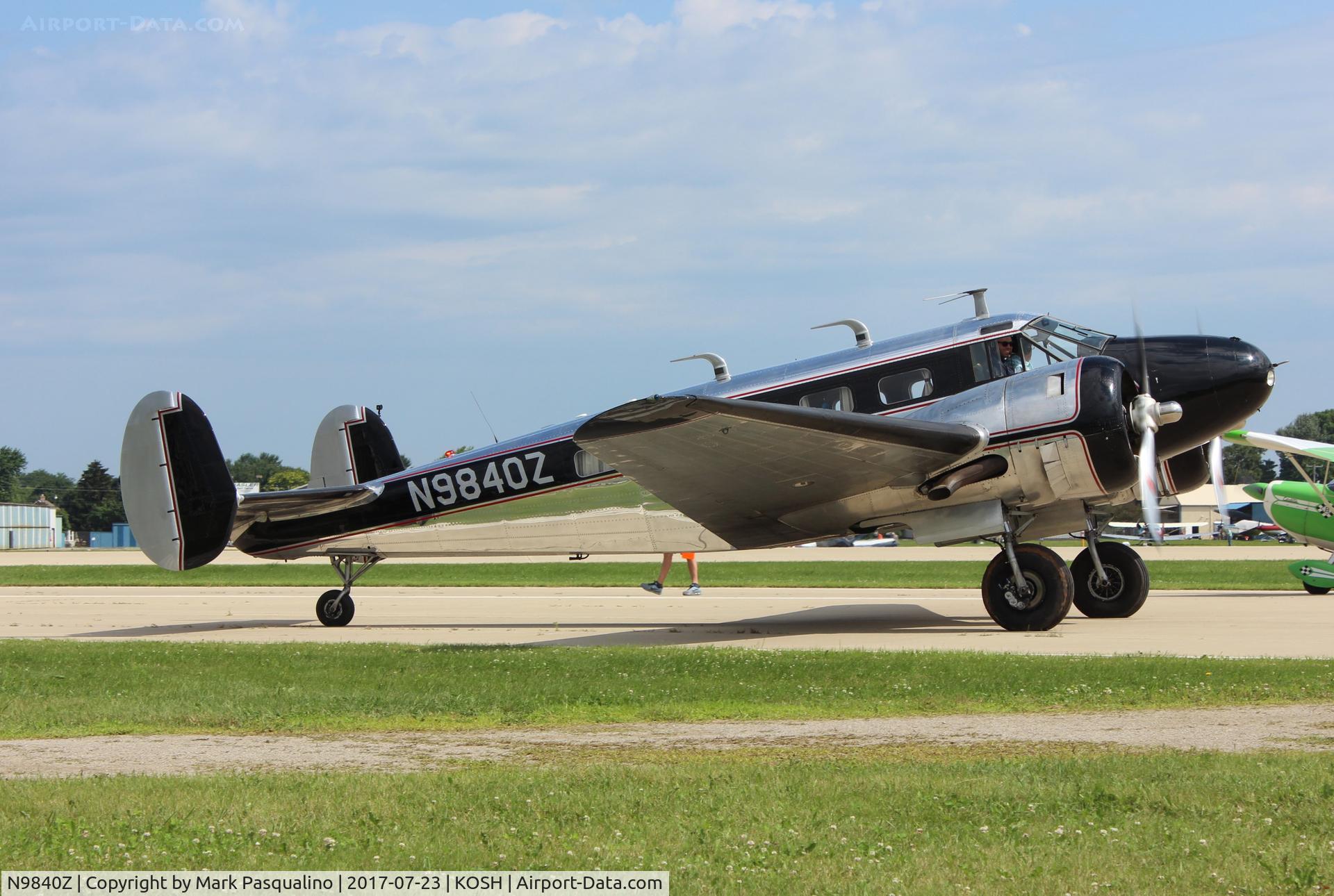 N9840Z, 1952 Beech C-45H Expeditor C/N AF-886, Beech C-45H