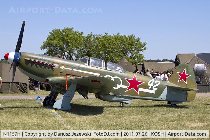 N1157H, 1994 Yakovlev Yak-9U-M C/N 0470402, Yakovlev Yak-9U-M CN 0470402, NX1157H