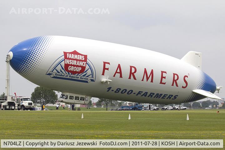 N704LZ, 2008 Zeppelin LZ N07-100 C/N 004, Zlt Zeppelin Luftschifftechnik LZ N07-100 CN 004 - Farmers Insurance blimp, N704LZ