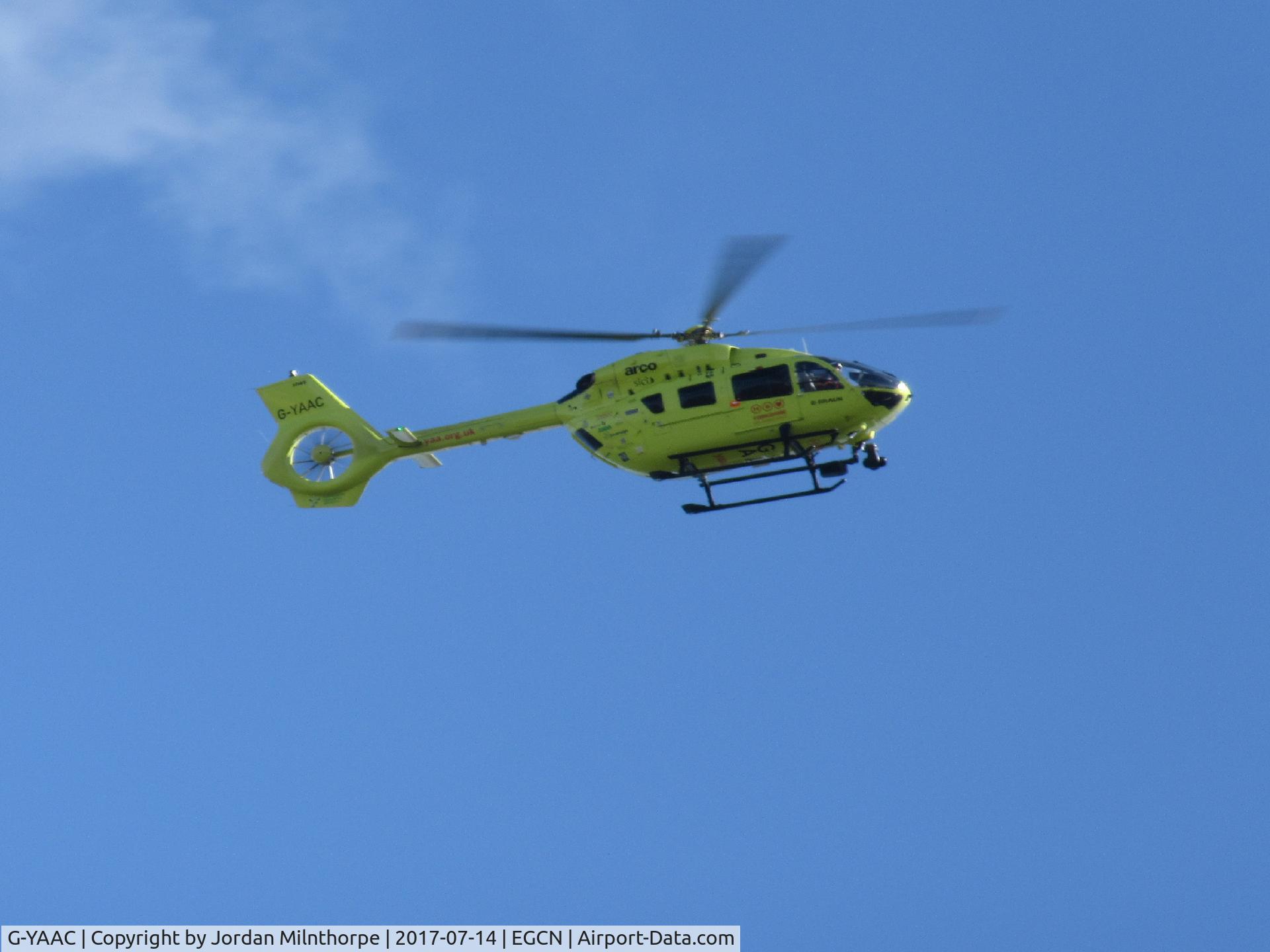 G-YAAC, 2016 Airbus Helicopters H-145 (BK-117D-2) C/N 20084, G-YAAC Over Worsbrough
