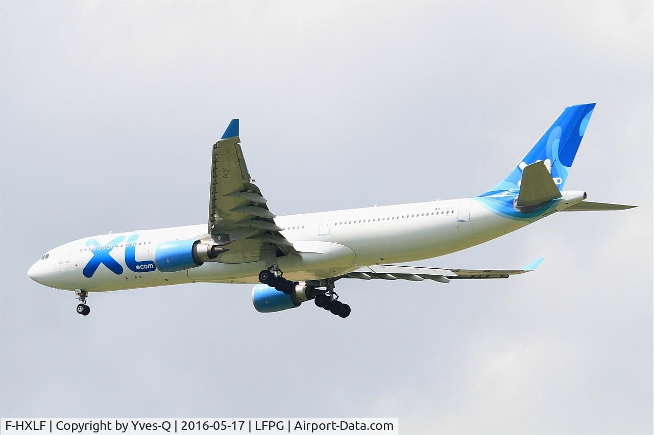 F-HXLF, 2012 Airbus A330-303 C/N 1360, Airbus A330-303, On final rwy 27R, Roissy Charles De Gaulle Airport (LFPG-CDG)