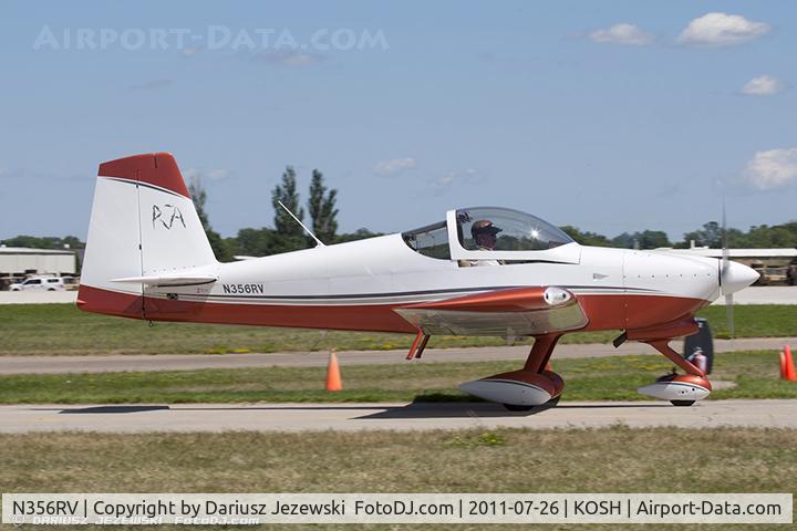 N356RV, 2007 Vans RV-7A C/N 70078, Vans RV-7A CN 70078, N356RV
