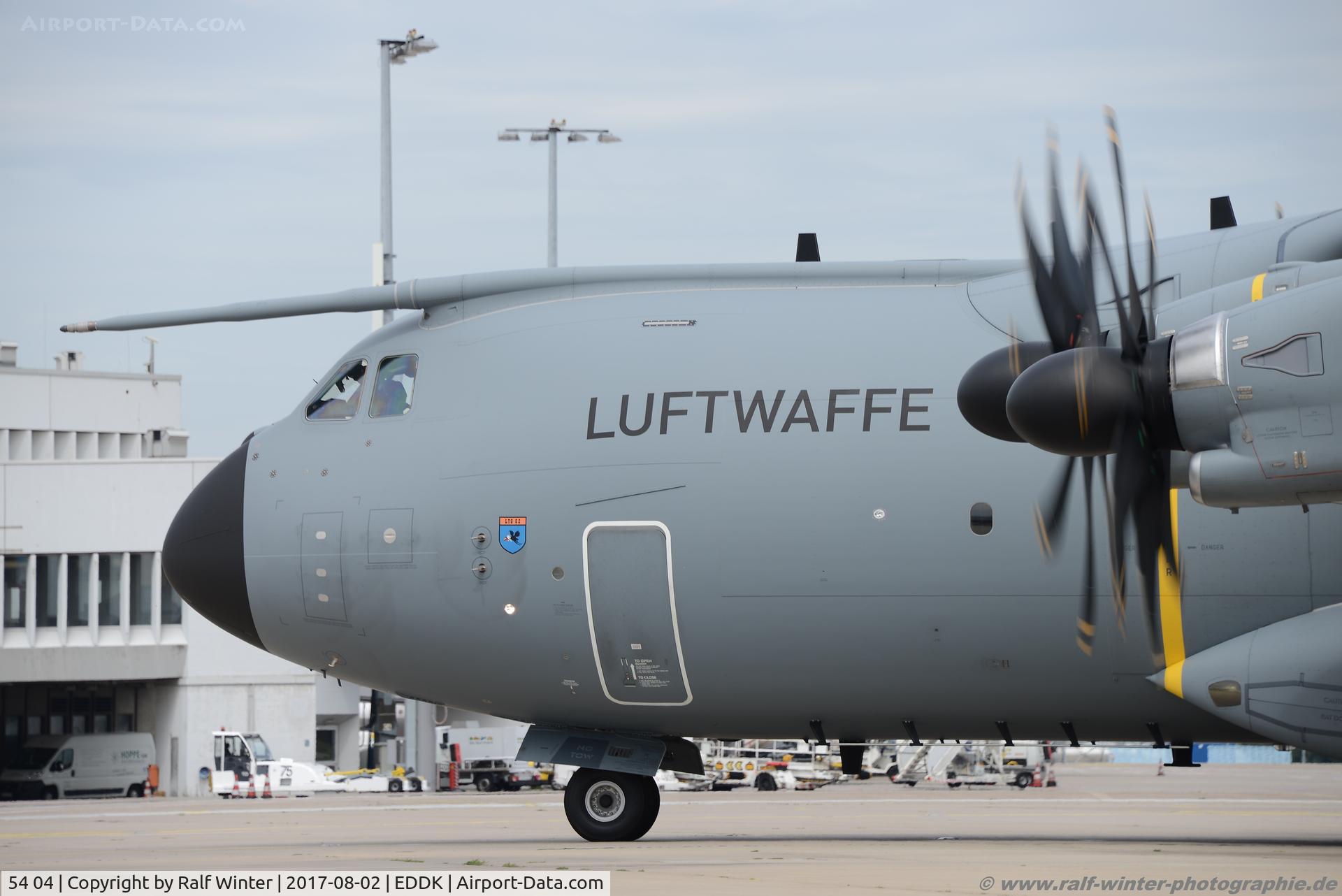 54 04, 2016 Airbus A400M Atlas C/N 035, Airbus A400M-180 Atlas - GAF German Air Force - 035 - 54+04 - 02.08.2017 - CGN