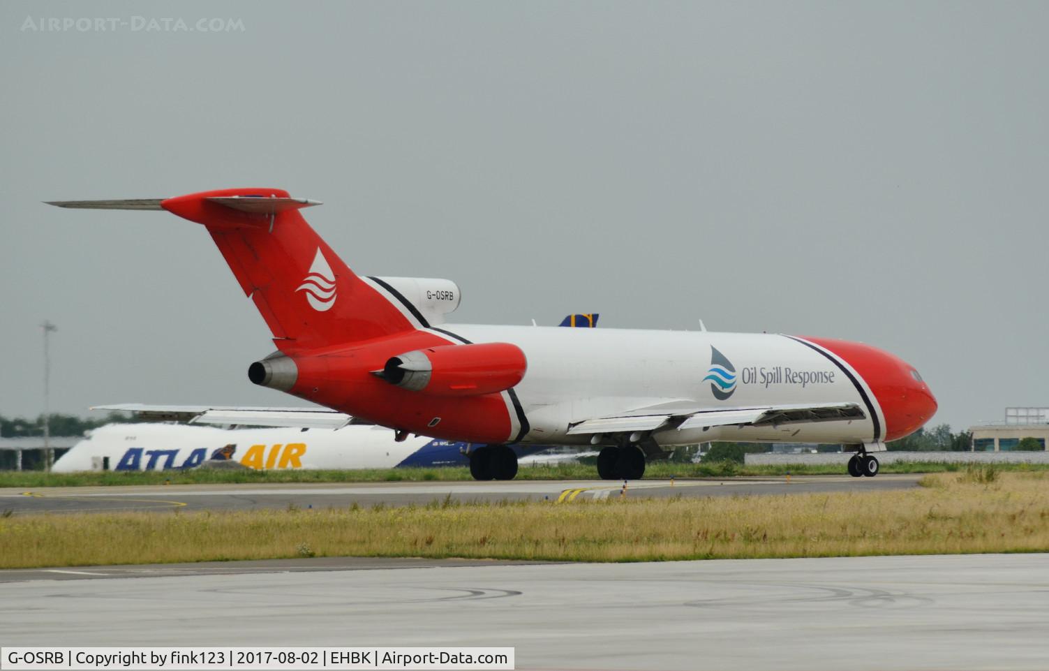 G-OSRB, 1983 Boeing 727-2S2F C/N 22929, 727 AT MAASTRICHT