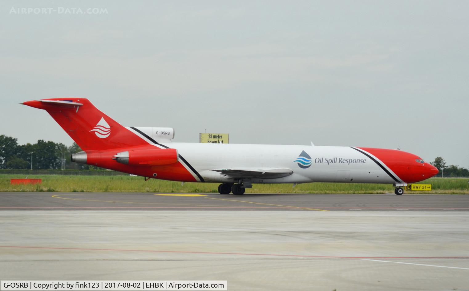 G-OSRB, 1983 Boeing 727-2S2F C/N 22929, 727 AT MAASTRICHT