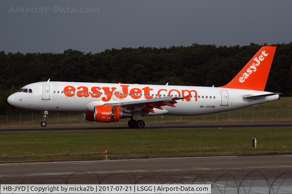 HB-JYD, 2011 Airbus A320-214 C/N 4646, Landing