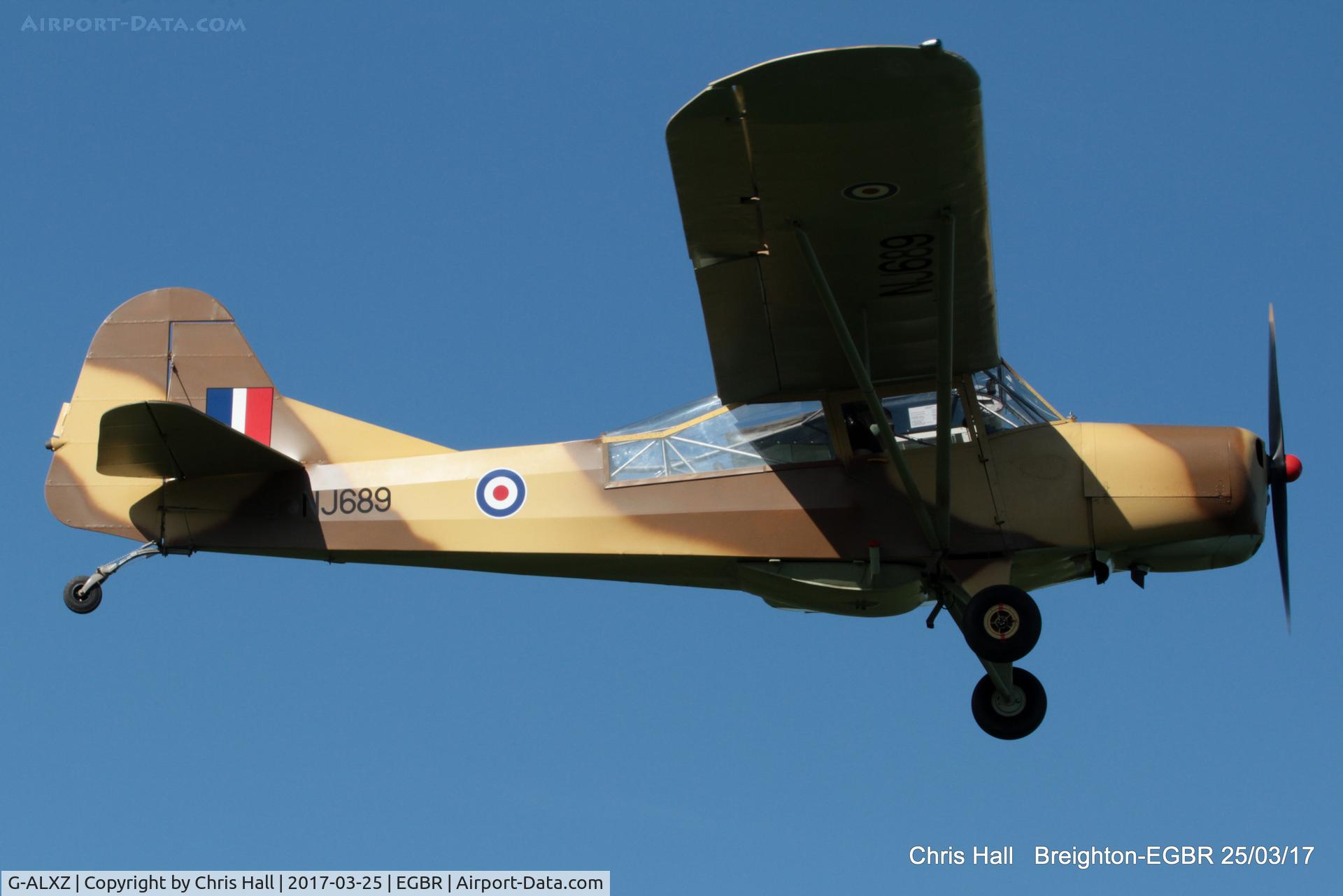 G-ALXZ, 1944 Taylorcraft Auster Mk.5/150 C/N 1082, at Breighton