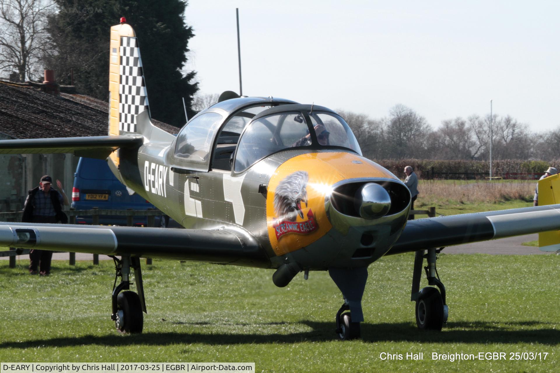 D-EARY, 1959 Piaggio P-149D C/N 057, at Breighton