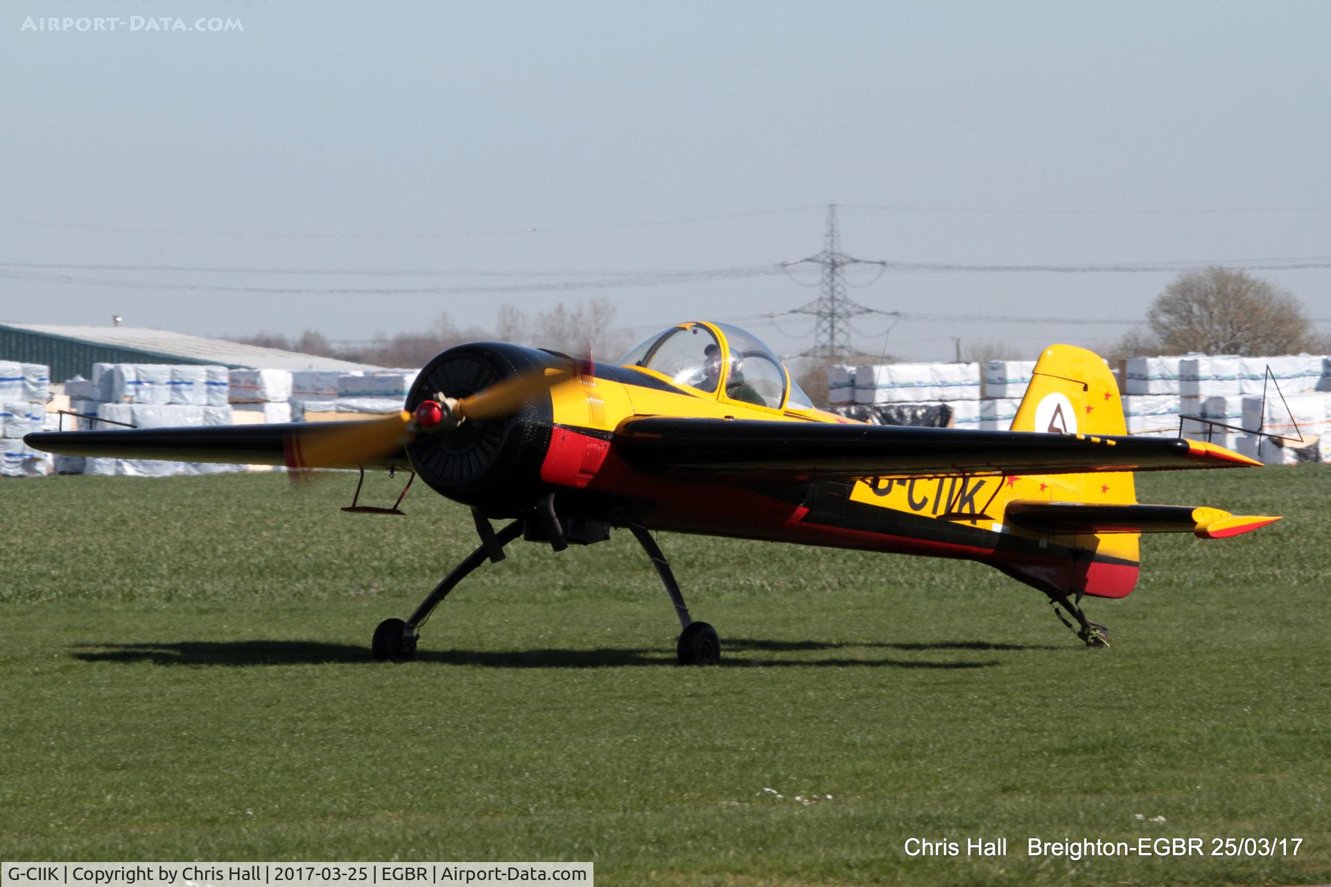 G-CIIK, 1990 Yakovlev Yak-55 C/N 900909, at Breighton