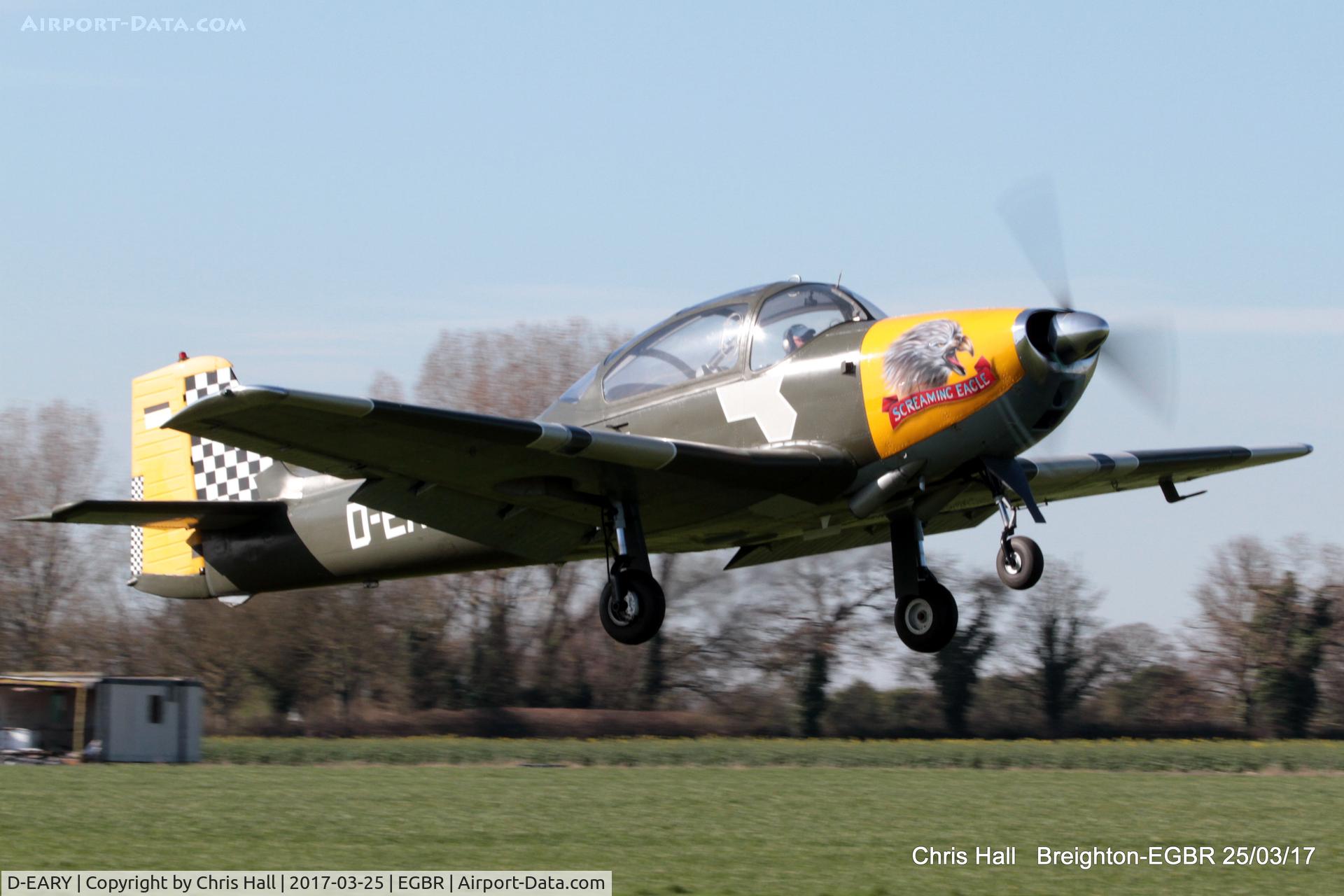 D-EARY, 1959 Piaggio P-149D C/N 057, at Breighton