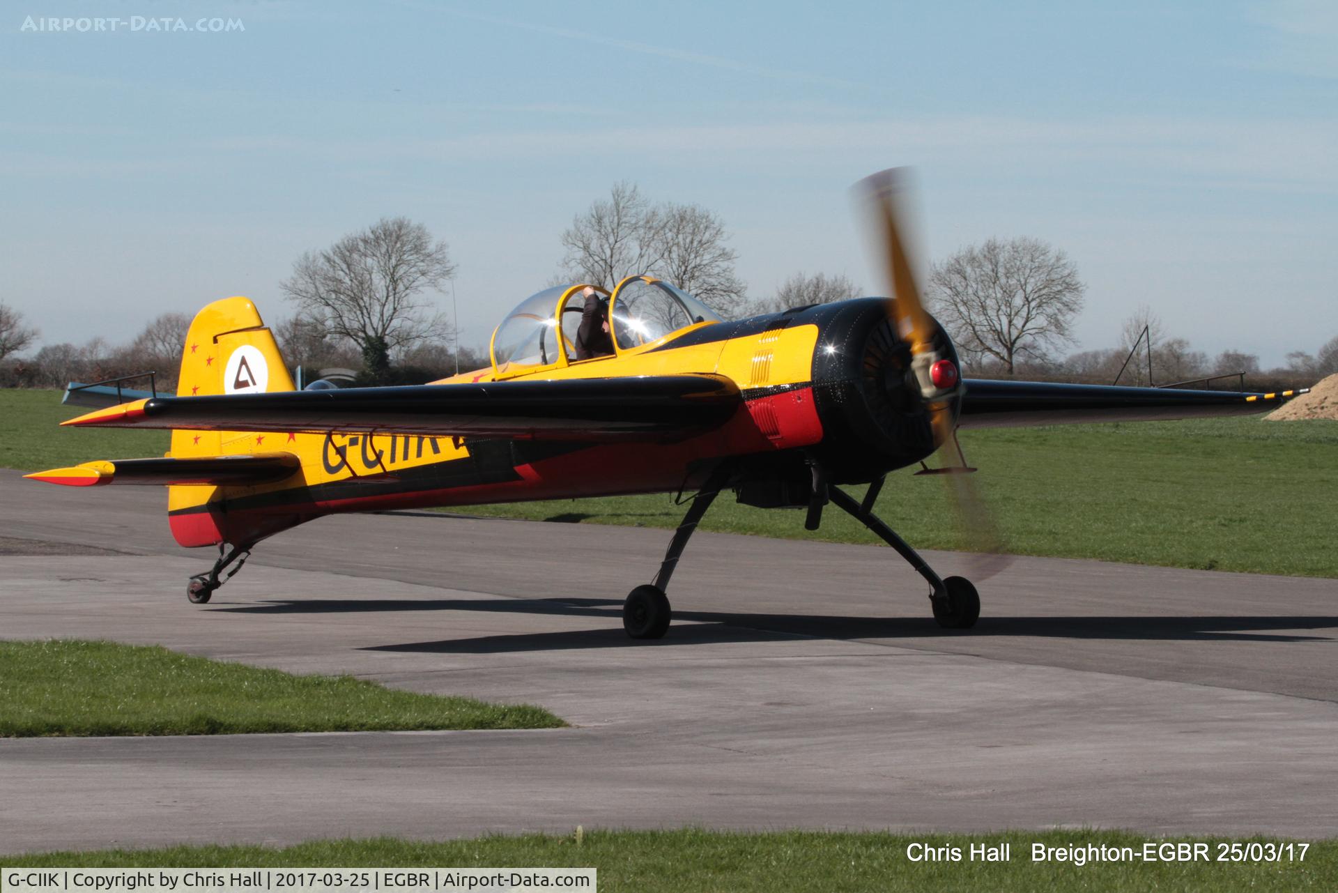 G-CIIK, 1990 Yakovlev Yak-55 C/N 900909, at Breighton