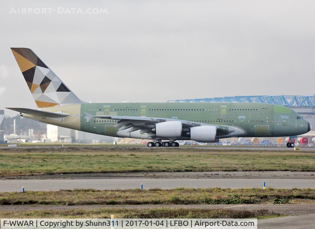 F-WWAR, 2016 Airbus A380-861 C/N 0237, C/n 0237 - For Etihad Airways