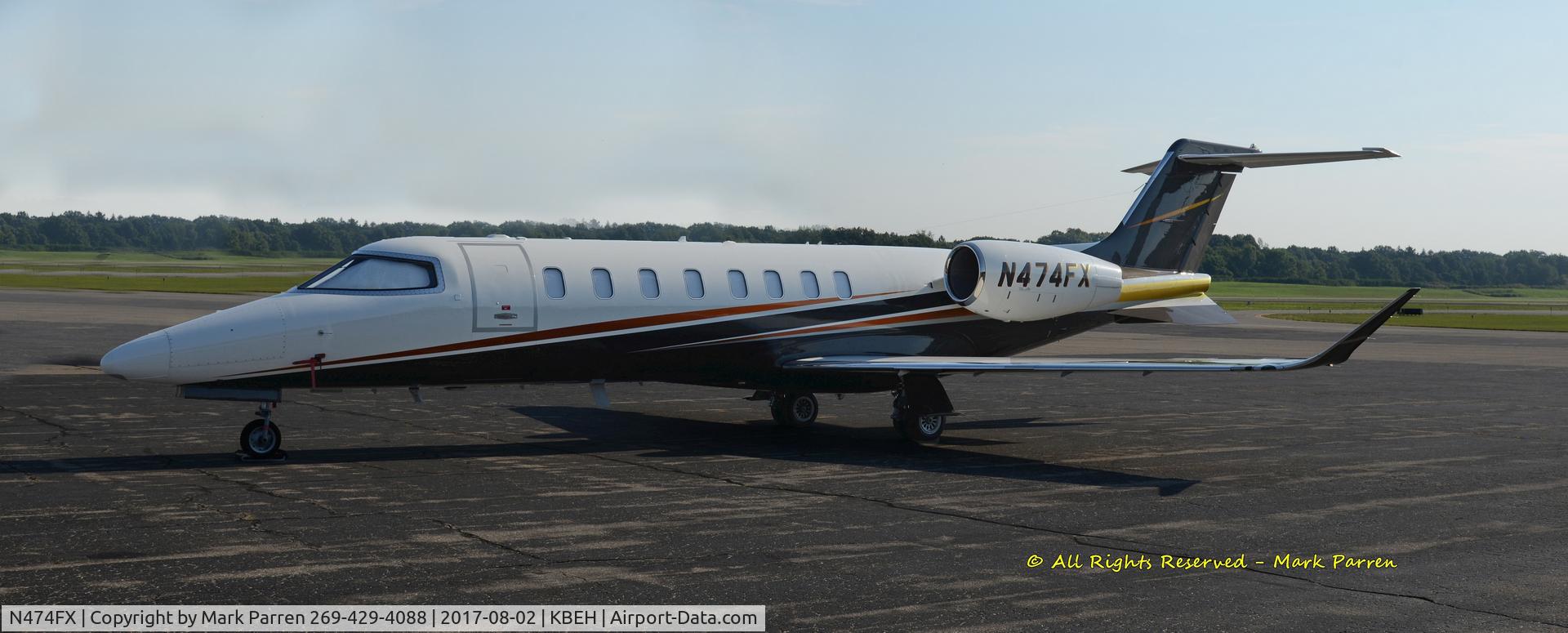 N474FX, 2015 Learjet Inc 45 C/N 506, Stopped in Benton Harbor Saint Joseph, Michigan