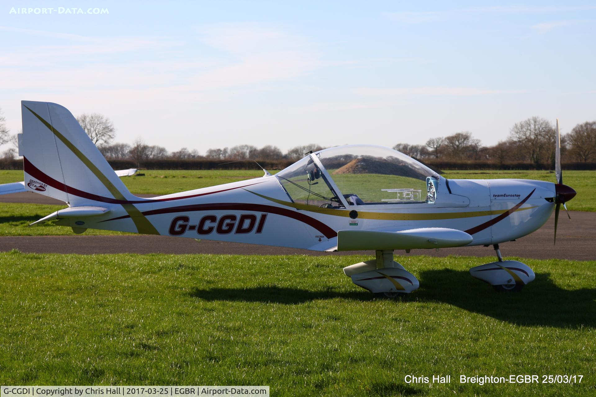 G-CGDI, 2009 Aerotechnik EV-97A Eurostar C/N PFA 315A-14606, at Breighton