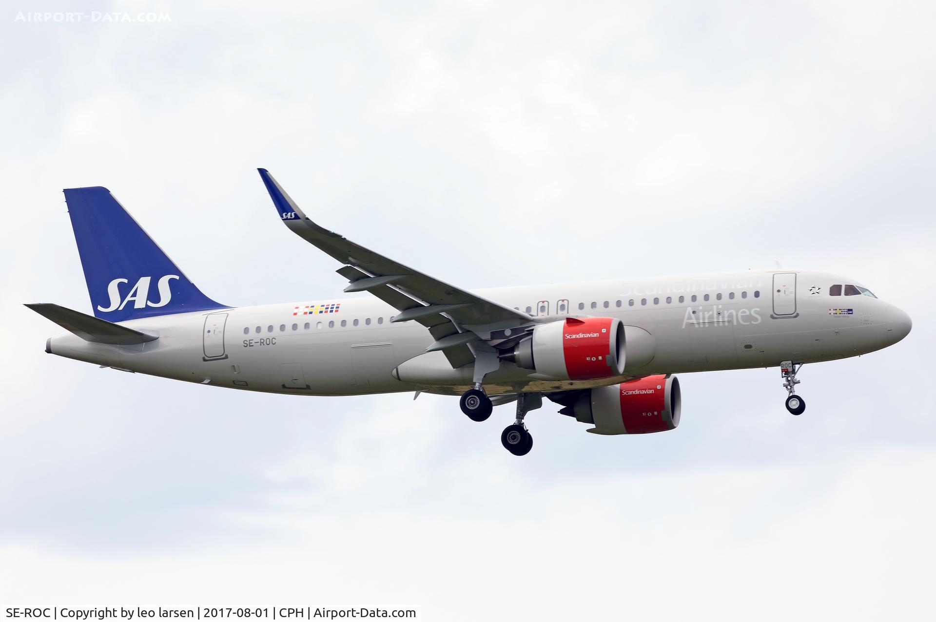 SE-ROC, 2017 Airbus A320-251N C/N 7723, Copenhagen 1.8.2017