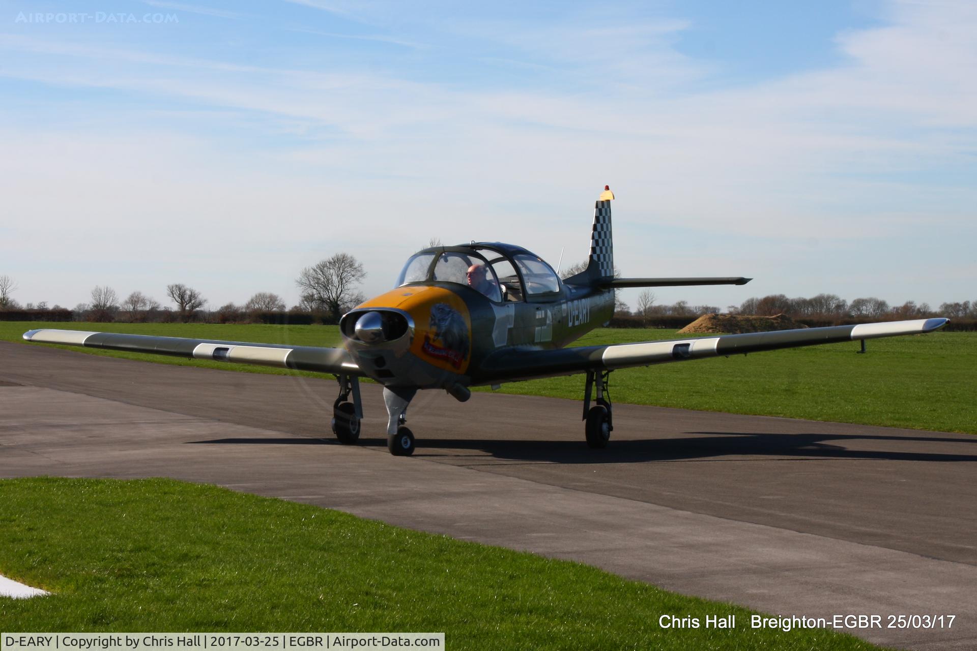 D-EARY, 1959 Piaggio P-149D C/N 057, at Breighton