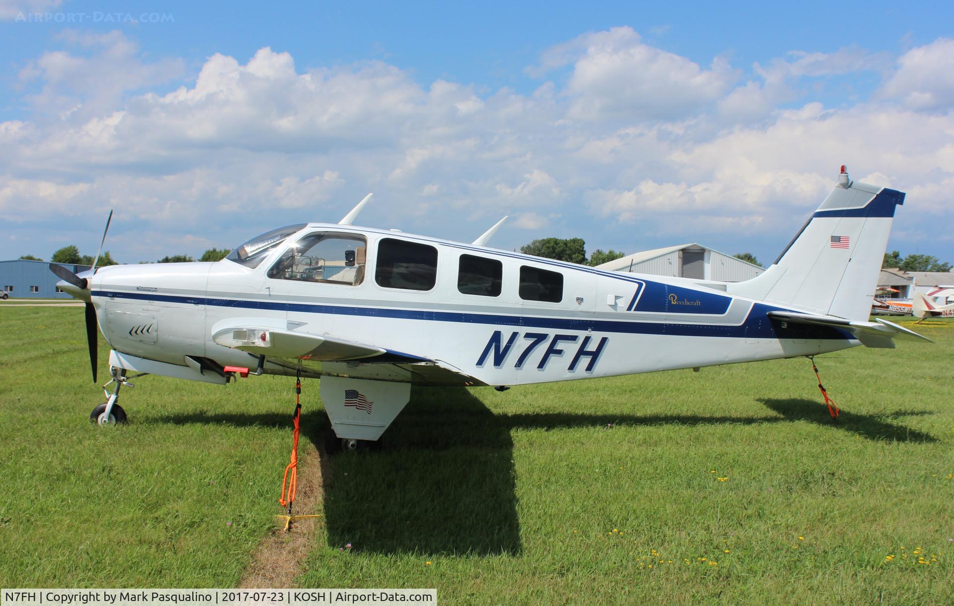 N7FH, 1977 Beech A36 Bonanza 36 C/N E-1142, Beech A36