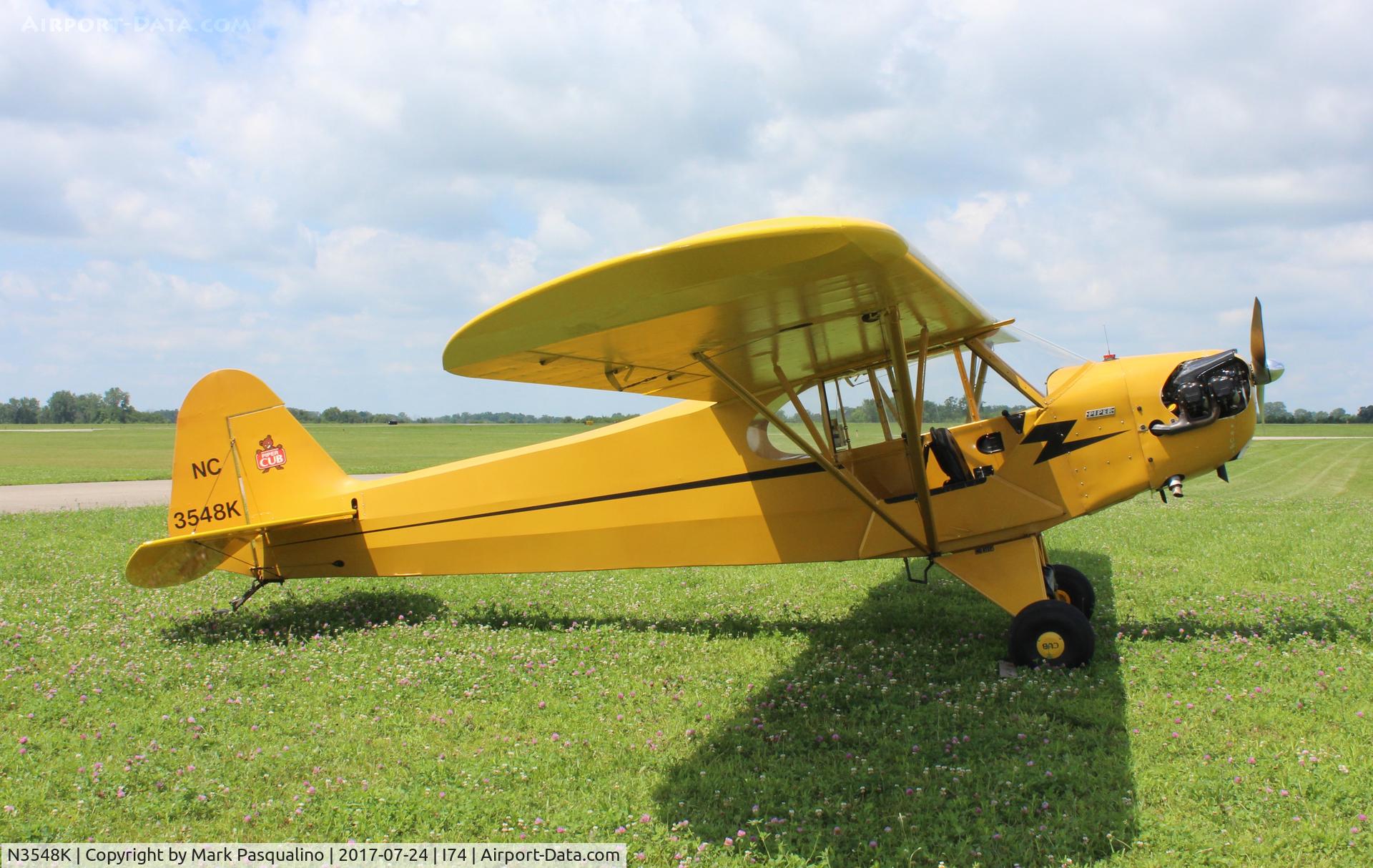 N3548K, 1946 Piper J3C-65 Cub C/N 22239, Piper J3C-65