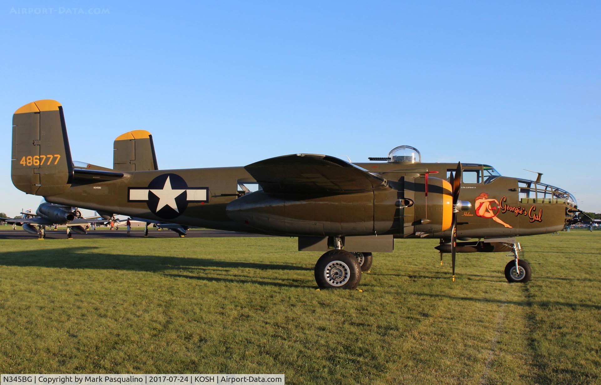 N345BG, 1944 North American TB-25N Mitchell C/N 108-47531, North American TB-25N