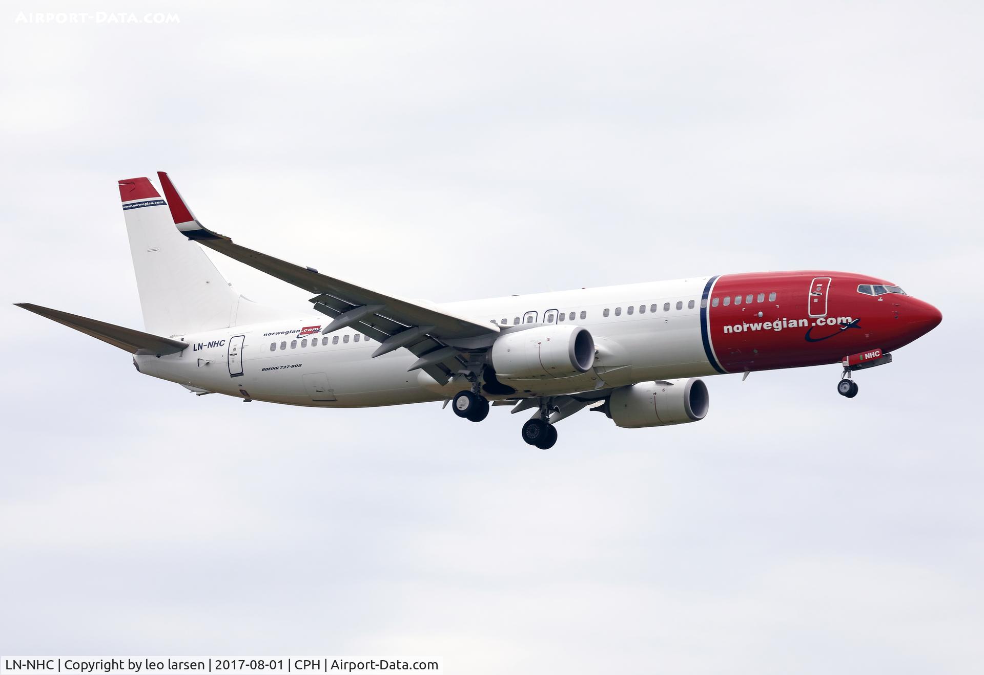 LN-NHC, 2014 Boeing 737-8JP C/N 41128, Copenhagen 1.8.2017