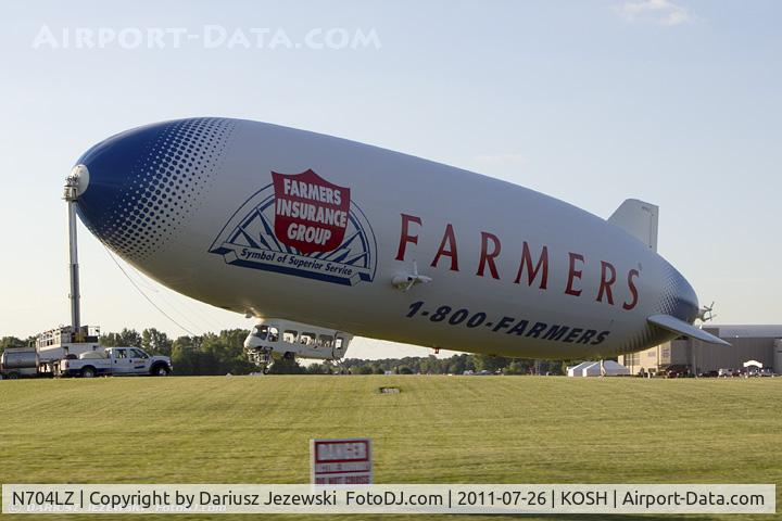 N704LZ, 2008 Zeppelin LZ N07-100 C/N 004, 2008 Zlt Zeppelin Luftschifftechnik LZ N07-100, c/n: 004