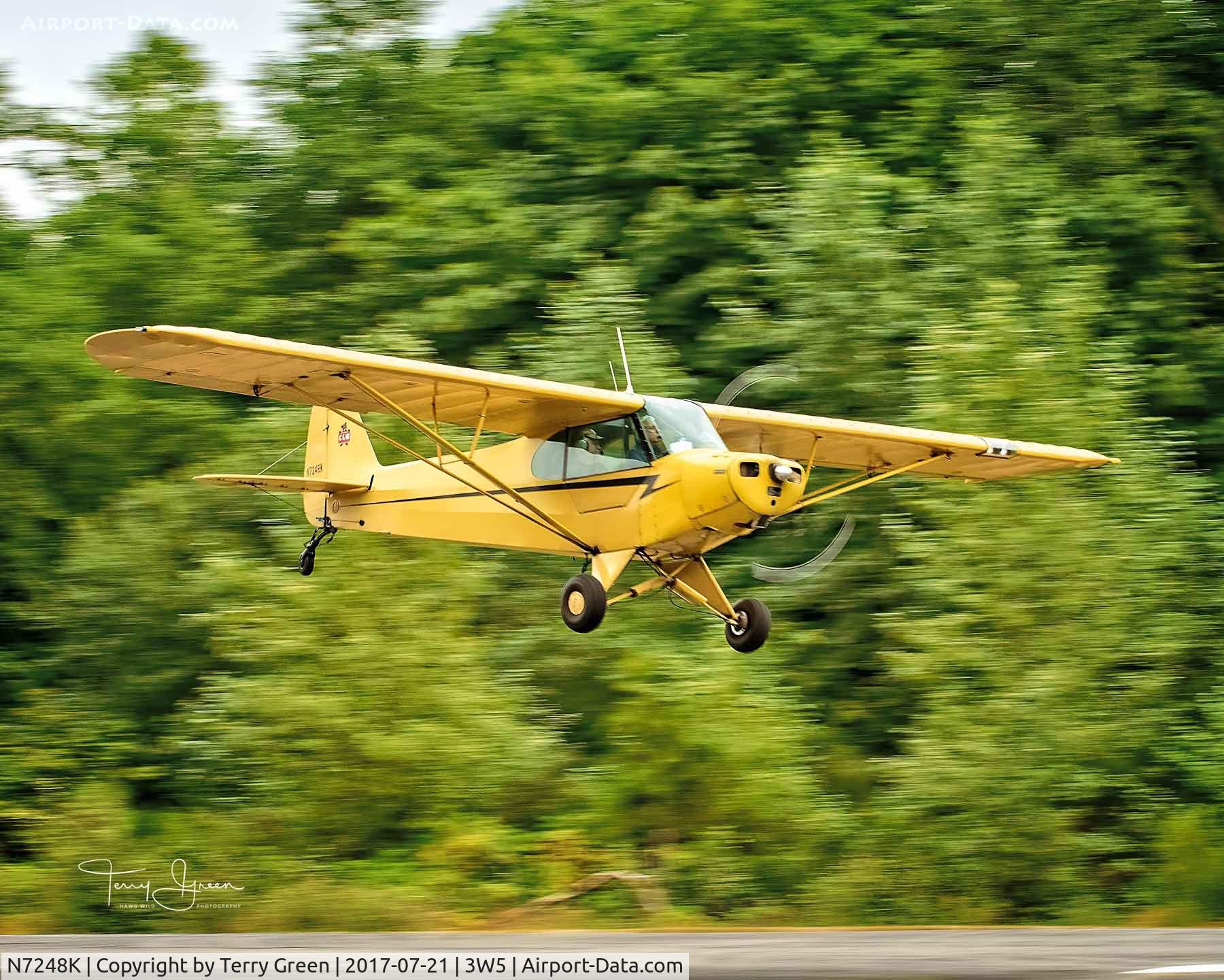 N7248K, 1950 Piper PA-18 C/N 18-134, 3W5