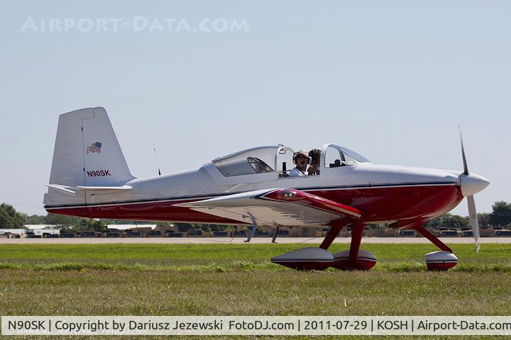 N90SK, 2007 Vans RV-7A C/N 72142, RV-7A CN 72142, N90SK