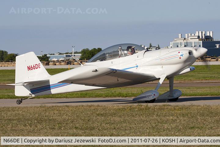 N66DE, 2002 Vans RV-4 C/N 3807, RV-4 CN 3807, N66DE