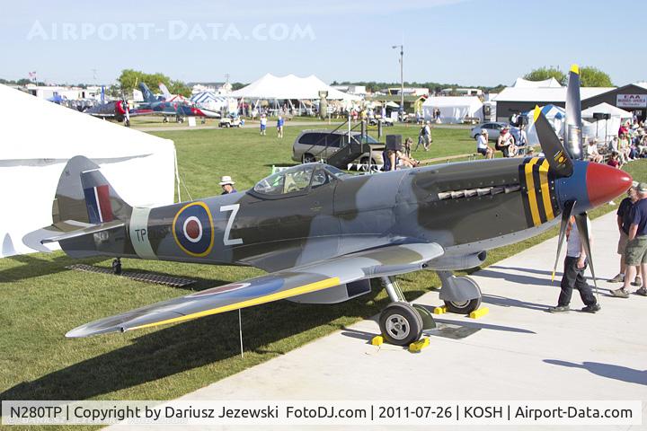 N280TP, 1947 Supermarine 359 Spitfire FR.XVIIIe C/N 6S/676372, Supermarine 359 Spitfire FR.XVIIIe, c/n: 6S/676372, N280TP