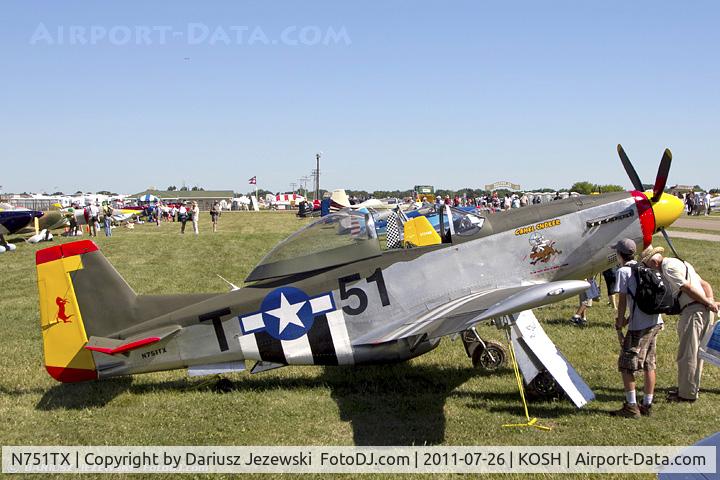 N751TX, Titan T-51 Mustang C/N 0007, T-51 Mustang CN 0007, N751TX