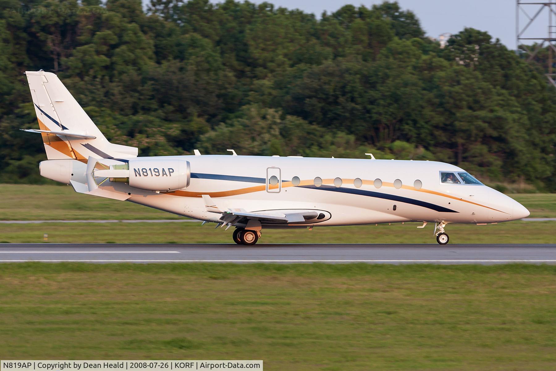 N819AP, 2008 Israel Aerospace Industries G200 C/N 191, 