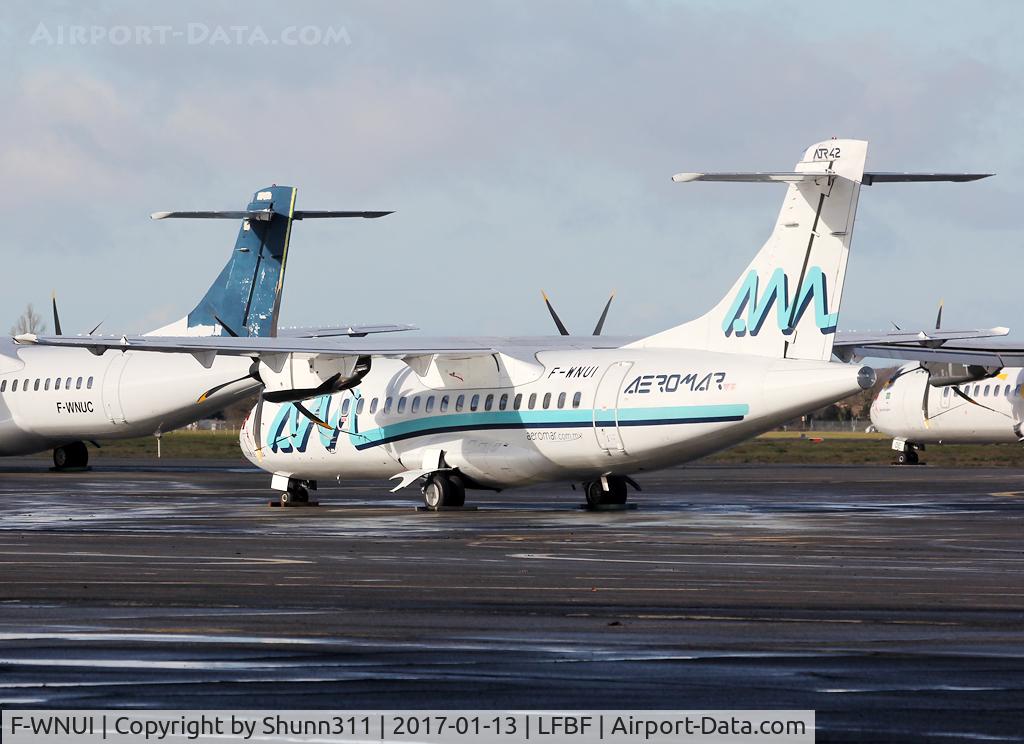 F-WNUI, 1999 ATR 42-500 C/N 594, C/n 0594 - Ex. XA-TPS on storage after returning to lessor