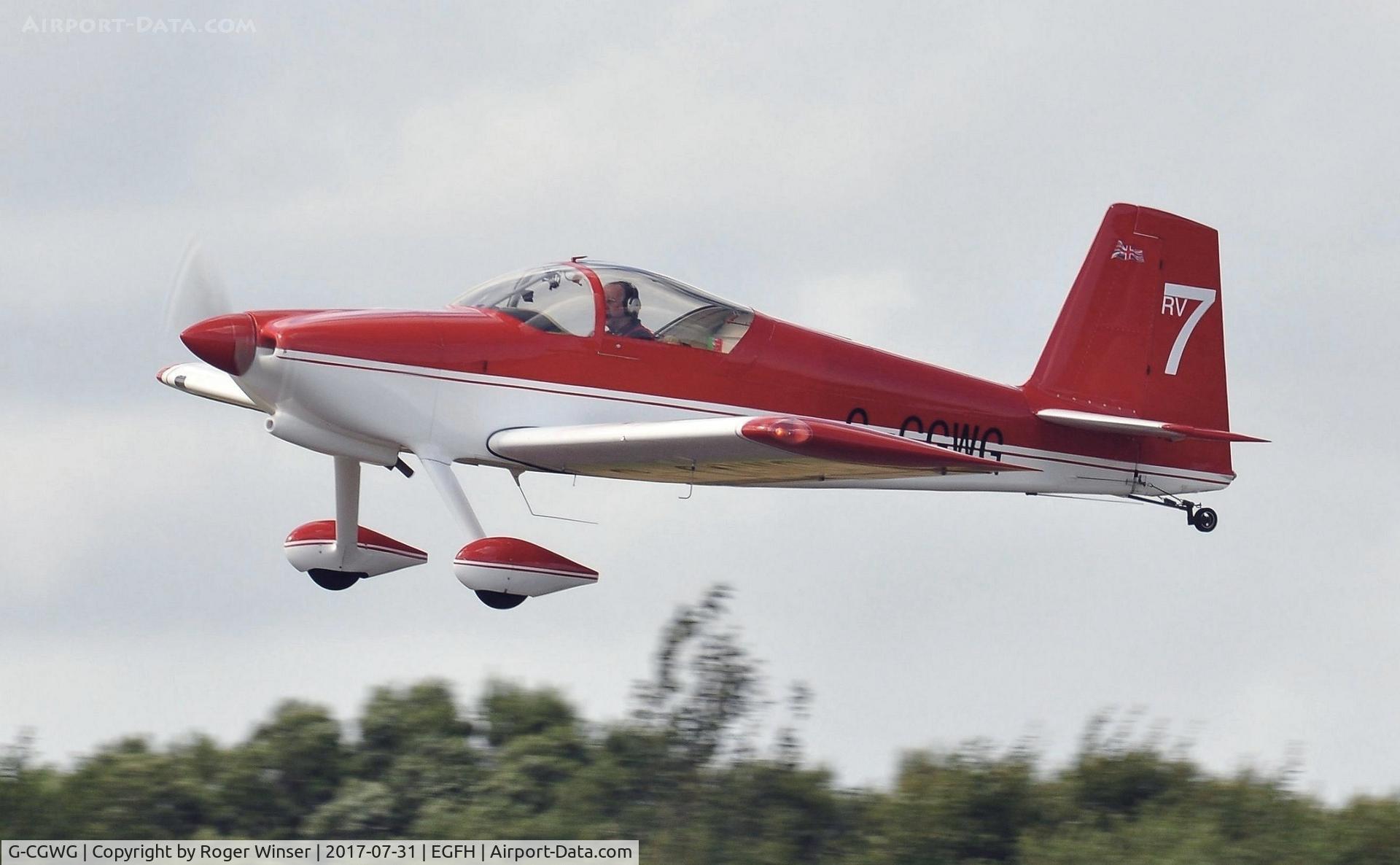 G-CGWG, 2011 Vans RV-7 C/N PFA 323-14486, Resident RV-7.