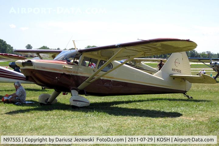N97555, 1946 Stinson 108 Voyager C/N 108-555, Stinson 108 Voyager CN 108-555, N97555