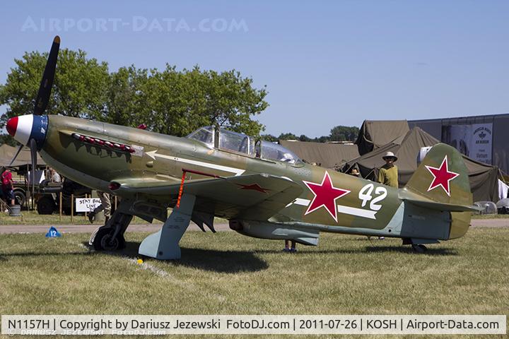 N1157H, 1994 Yakovlev Yak-9U-M C/N 0470402, Yakovlev Yak-9U-M CN 470402, NX1157H