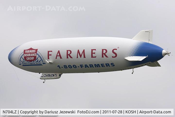 N704LZ, 2008 Zeppelin LZ N07-100 C/N 004, Zlt Zeppelin Luftschifftechnik LZ N07-100 CN 4, N704LZ