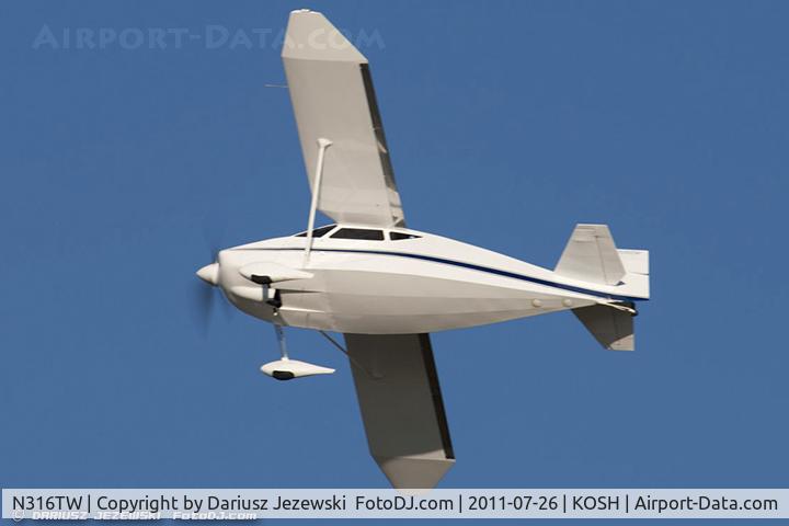 N316TW, 2006 Wittman W-10 Tailwind C/N 1206JR, Wittman W-10 Tailwind CN 1206JR, N316TW
