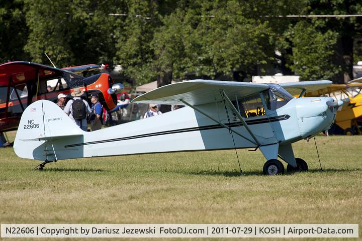 N22606, 1939 Taylorcraft BL C/N 1247, Taylorcraft BL CN 1247, N22606