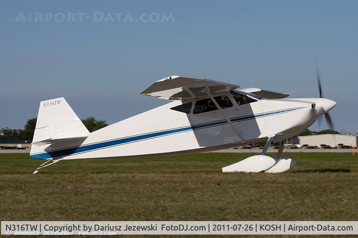 N316TW, 2006 Wittman W-10 Tailwind C/N 1206JR, Wittman W-10 Tailwind CN 1206JR, N316TW